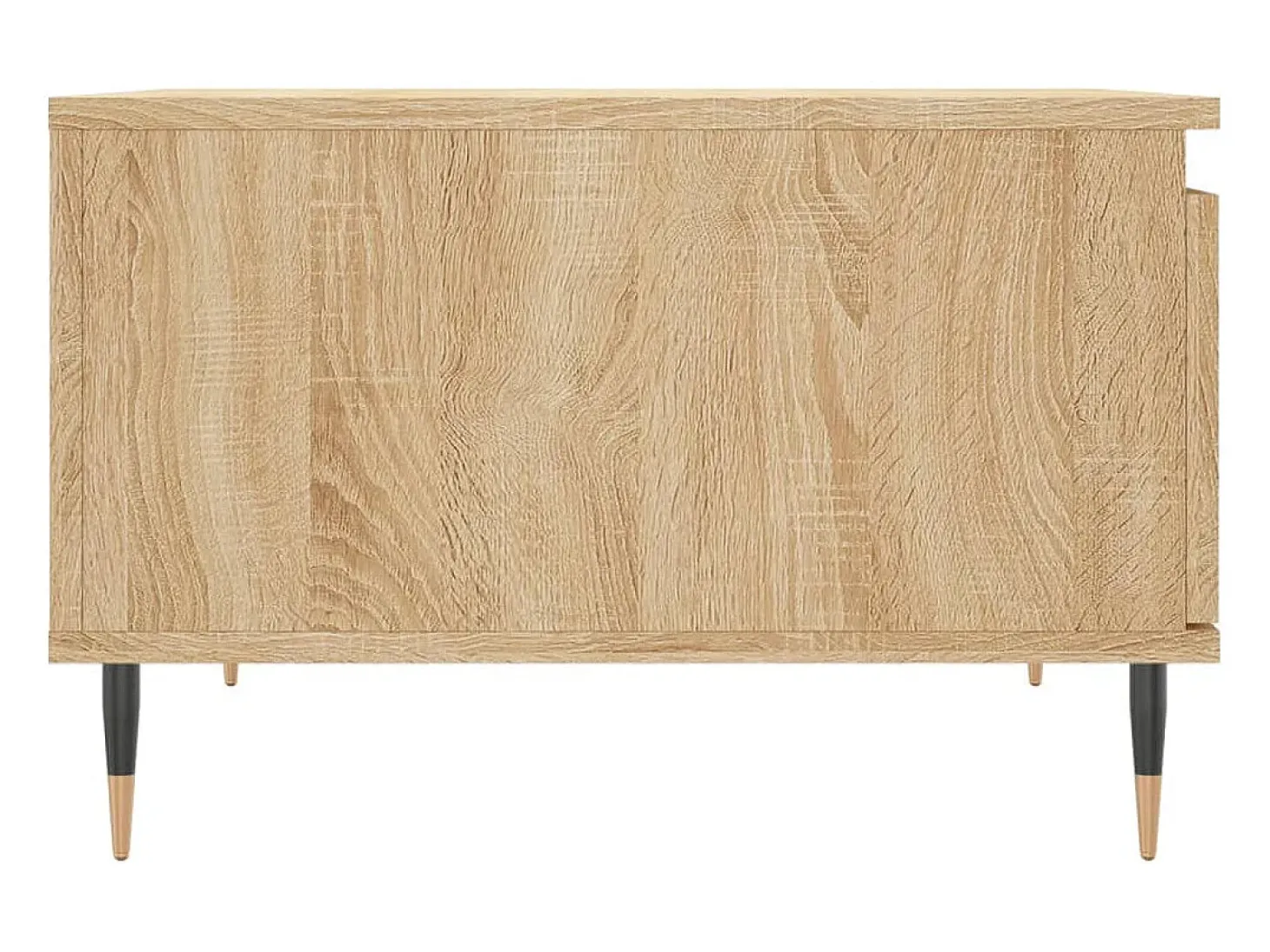 Mesa de centro madera contrachapada roble Sonoma 55x55x36,5 cm