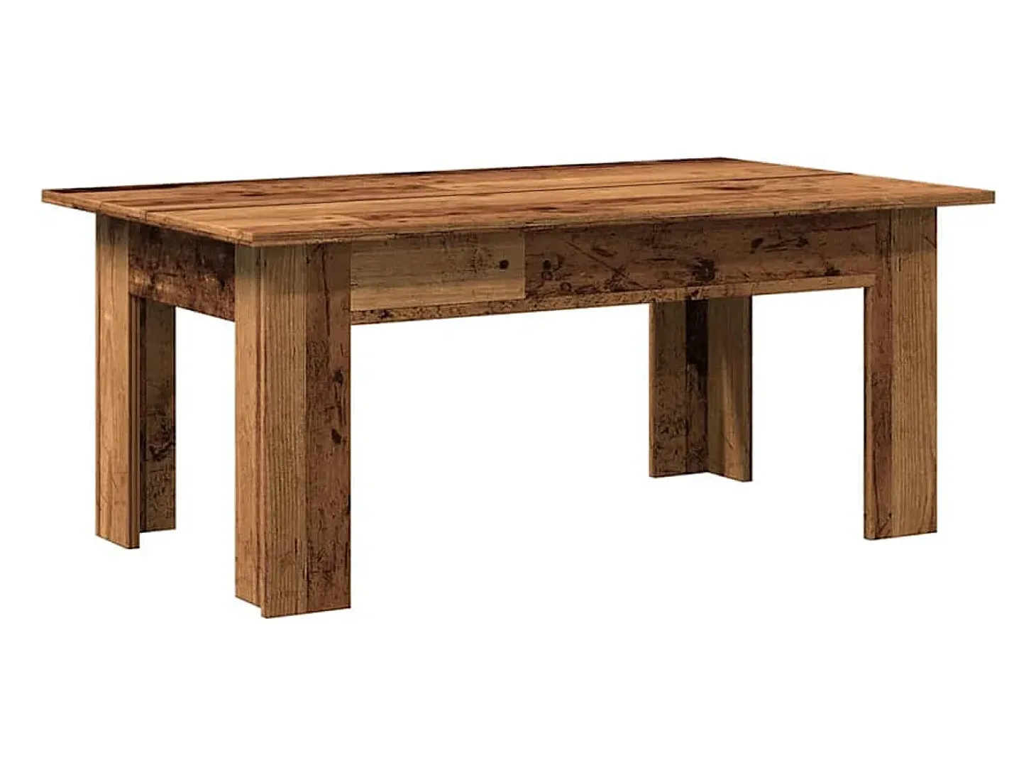 Mesa de centro madera contrachapada madera envejecida