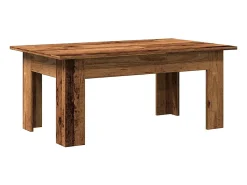 Mesa de centro madera contrachapada madera envejecida
