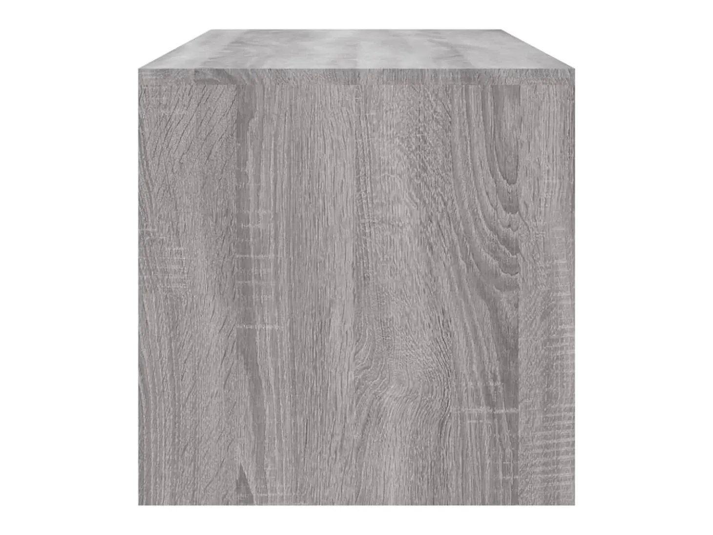 Mesa de centro madera contrachapada gris Sonoma 100x40x40 cm
