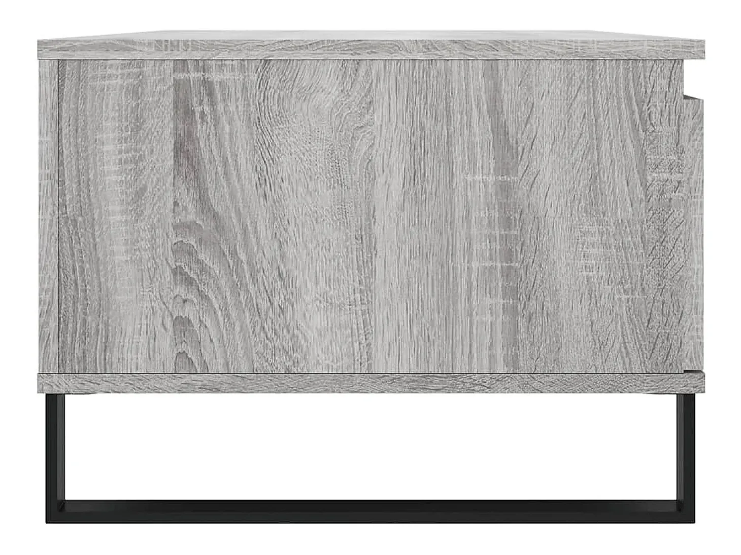 Mesa de centro madera contrachapada gris Sonoma 90x50x36,5 cm