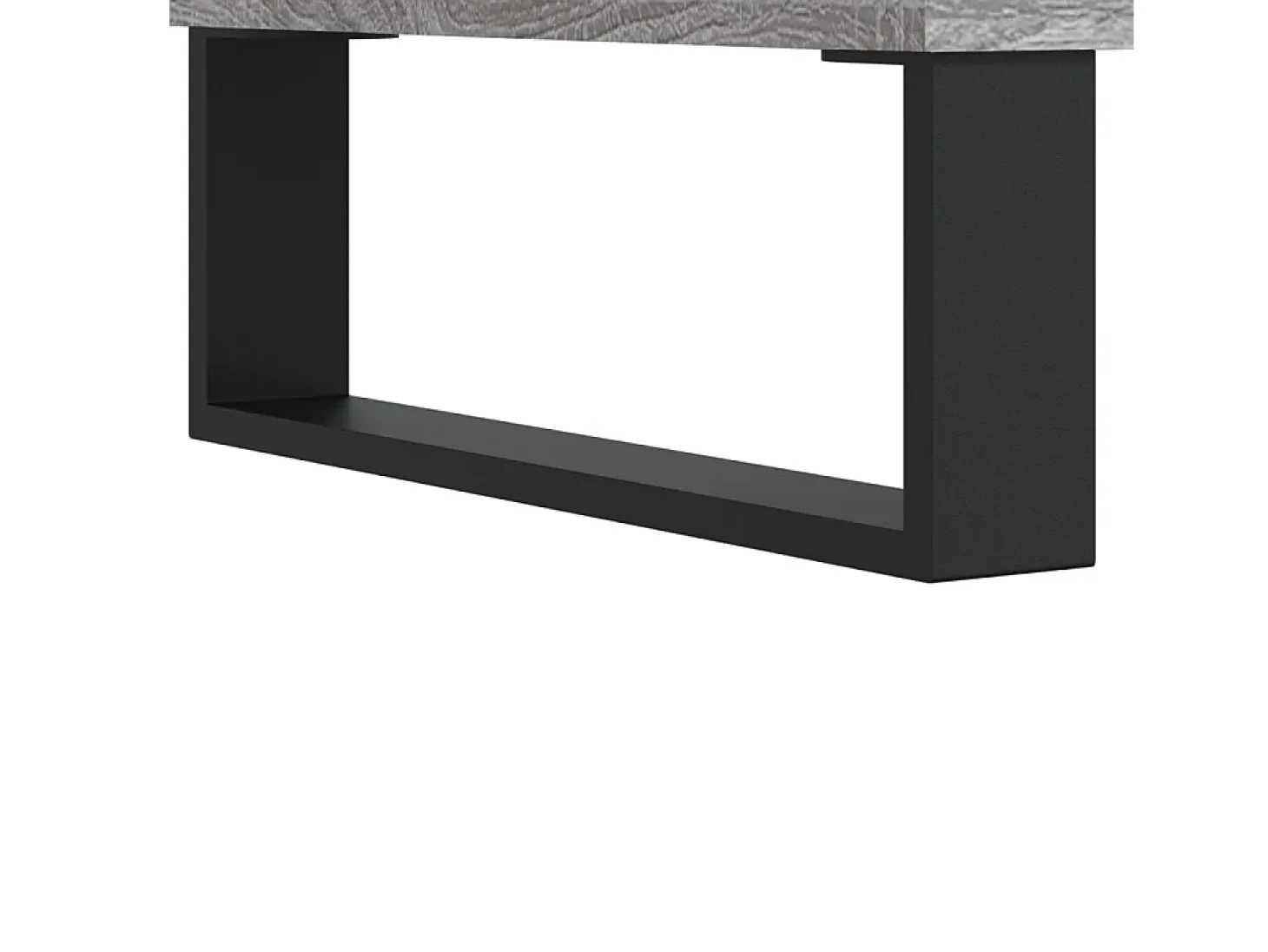 Mesa de centro madera contrachapada gris Sonoma 90x50x36,5 cm