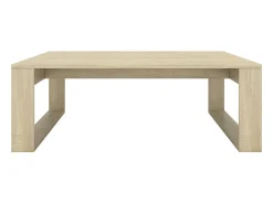 Mesa de centro madera contrachapada roble Sonoma 100x100x35 cm
