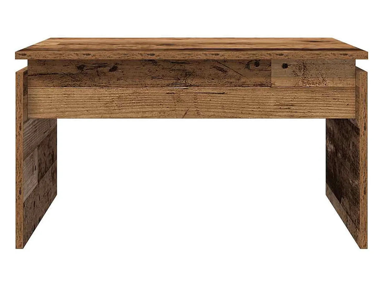 Mesa de centro madera contrachapada madera vieja 68x50x38 cm