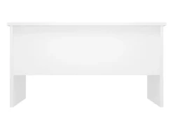 Mesa de centro madera contrachapada blanco 80x50x42,5 cm