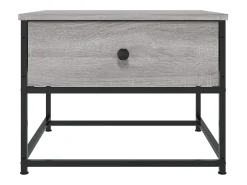 Mesa de centro madera contrachapada gris Sonoma 51x51x40 cm
