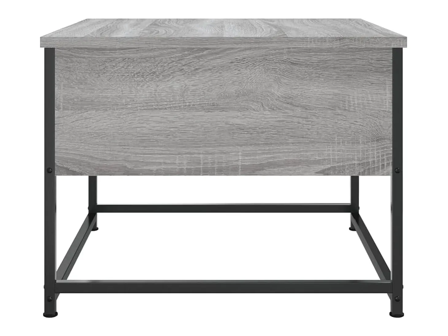 Mesa de centro madera contrachapada gris Sonoma 51x51x40 cm