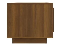 Mesa de centro madera contrachapada roble marrón 102x50x45 cm