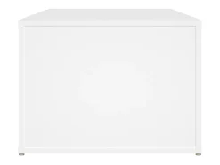 Mesa de centro madera contrachapada blanco 100x50x36 cm