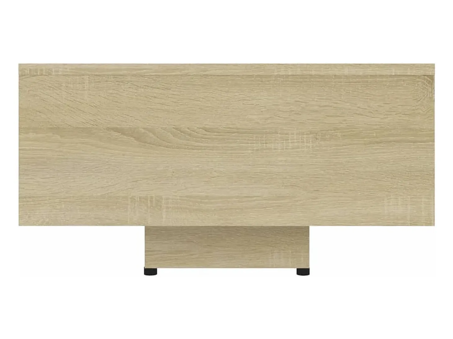 Mesa de centro madera contrachapada color roble 85x55x31 cm