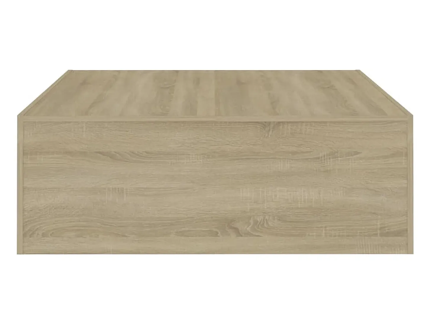 Mesa de centro madera contrachapada roble Sonoma 100x100x35 cm