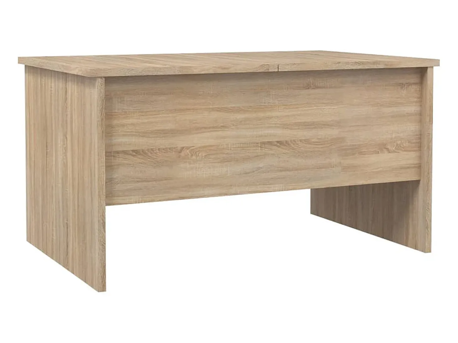 Mesa de centro madera contrachapada roble Sonoma 80x50,5x42,5cm