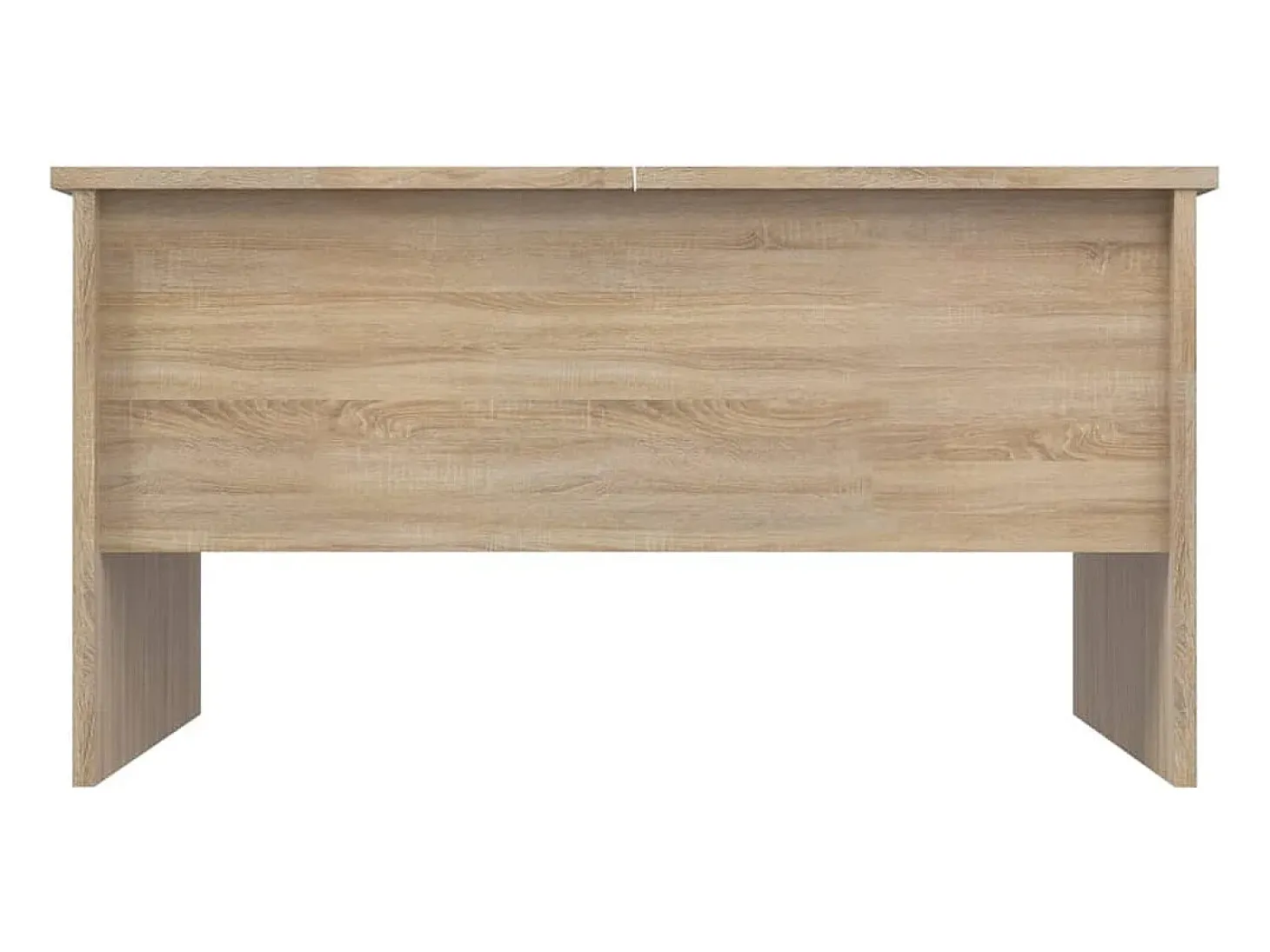 Mesa de centro madera contrachapada roble Sonoma 80x50,5x42,5cm
