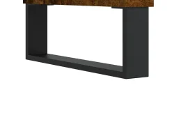 Mesa de centro madera contrachapada roble ahumado 90x49x45 cm