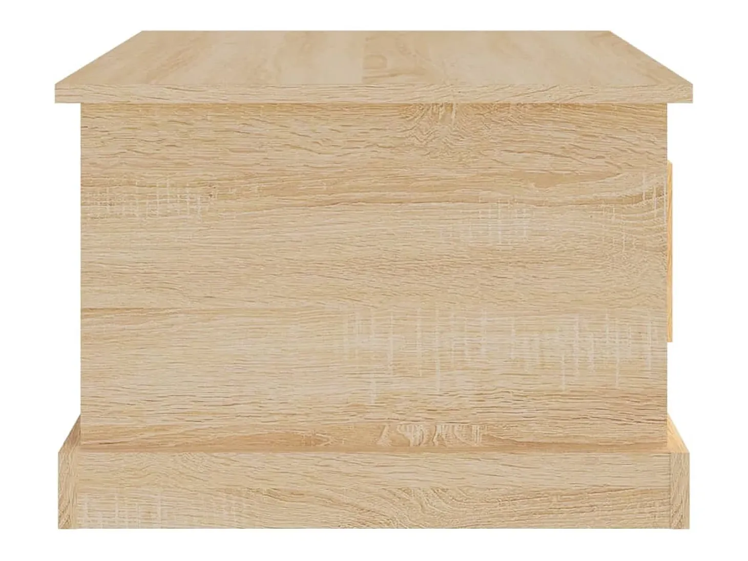 Mesa de centro madera contrachapada roble Sonoma 50x50x35 cm