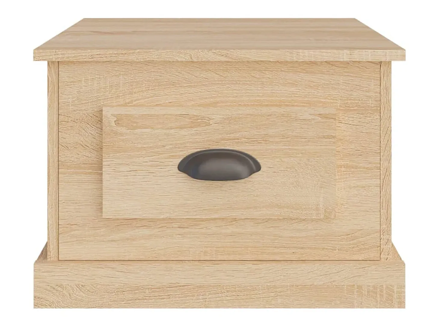 Mesa de centro madera contrachapada roble Sonoma 50x50x35 cm