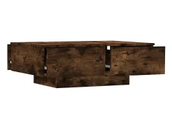 Mesa de centro madera contrachapada roble ahumado 90x60x31 cm