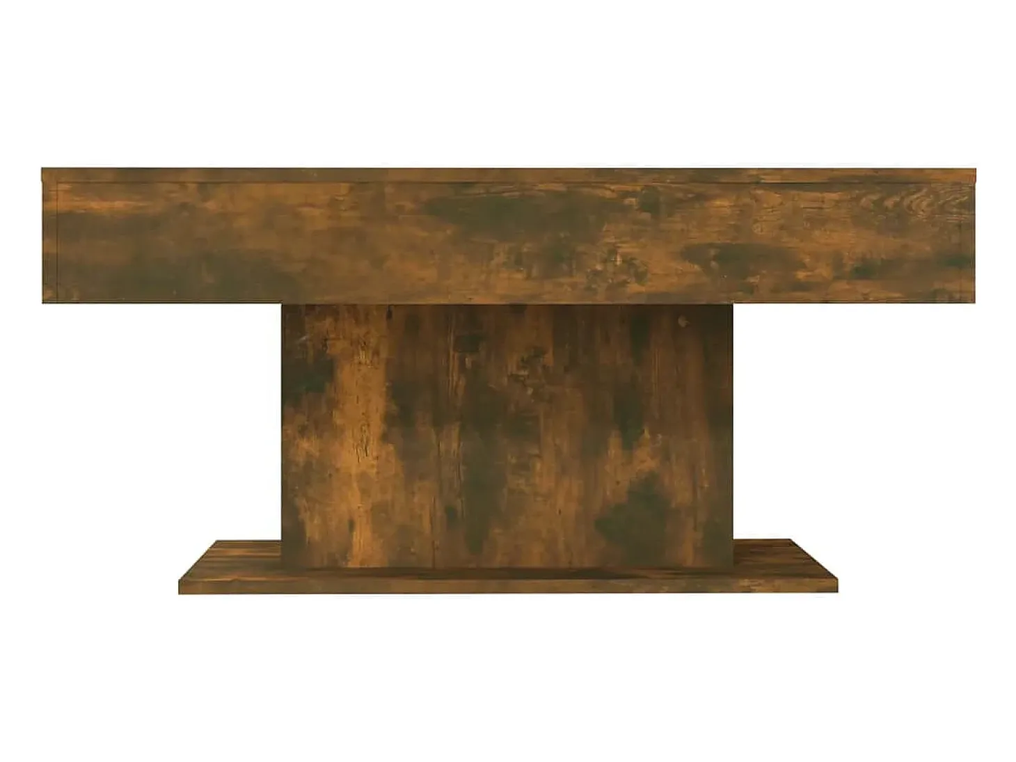 Mesa de centro madera contrachapada roble ahumado 96x50x45 cm