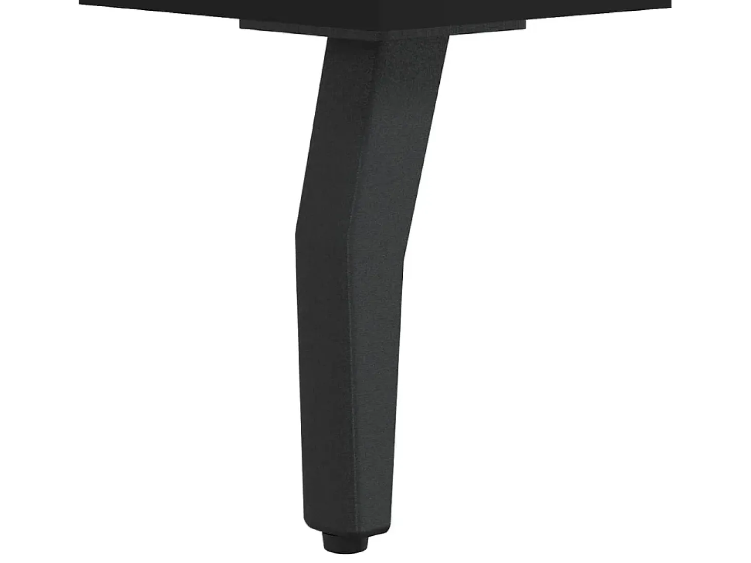 Mesa de centro madera contrachapada negro 50x50x40 cm