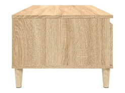 Mesa de centro madera contrachapada roble Sonoma 90x50x36,5 cm