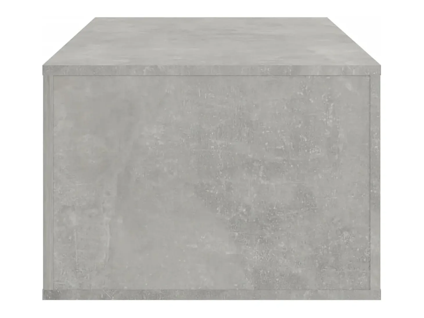 Mesa de centro madera contrachapada gris hormigón 100x50,5x35cm