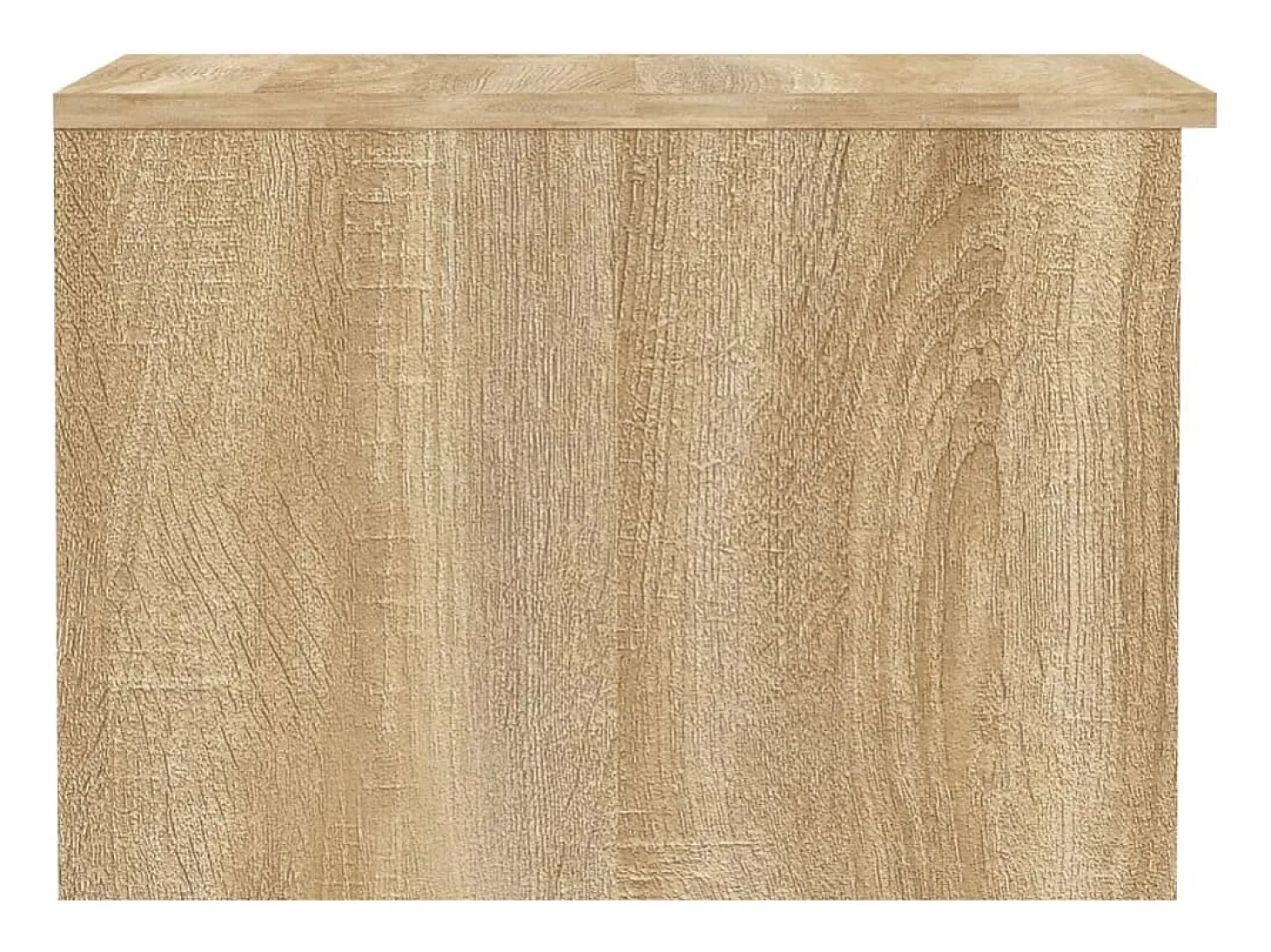 Mesa de centro madera contrachapada roble Sonoma 50x50x36 cm