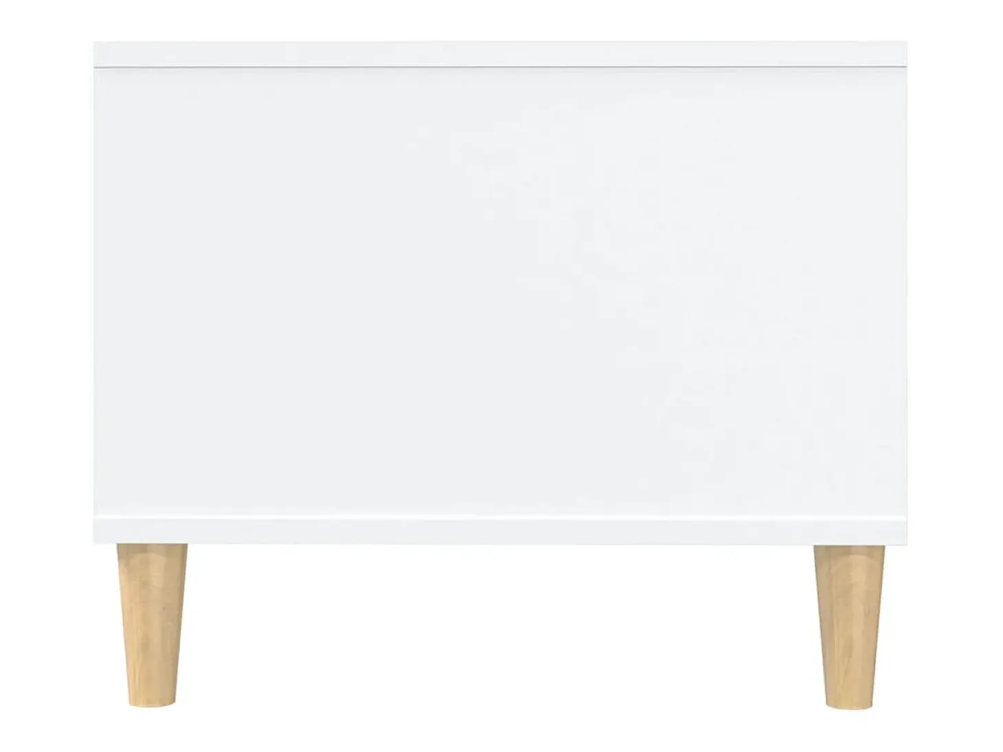 Mesa de centro madera contrachapada blanco 102x50x40 cm