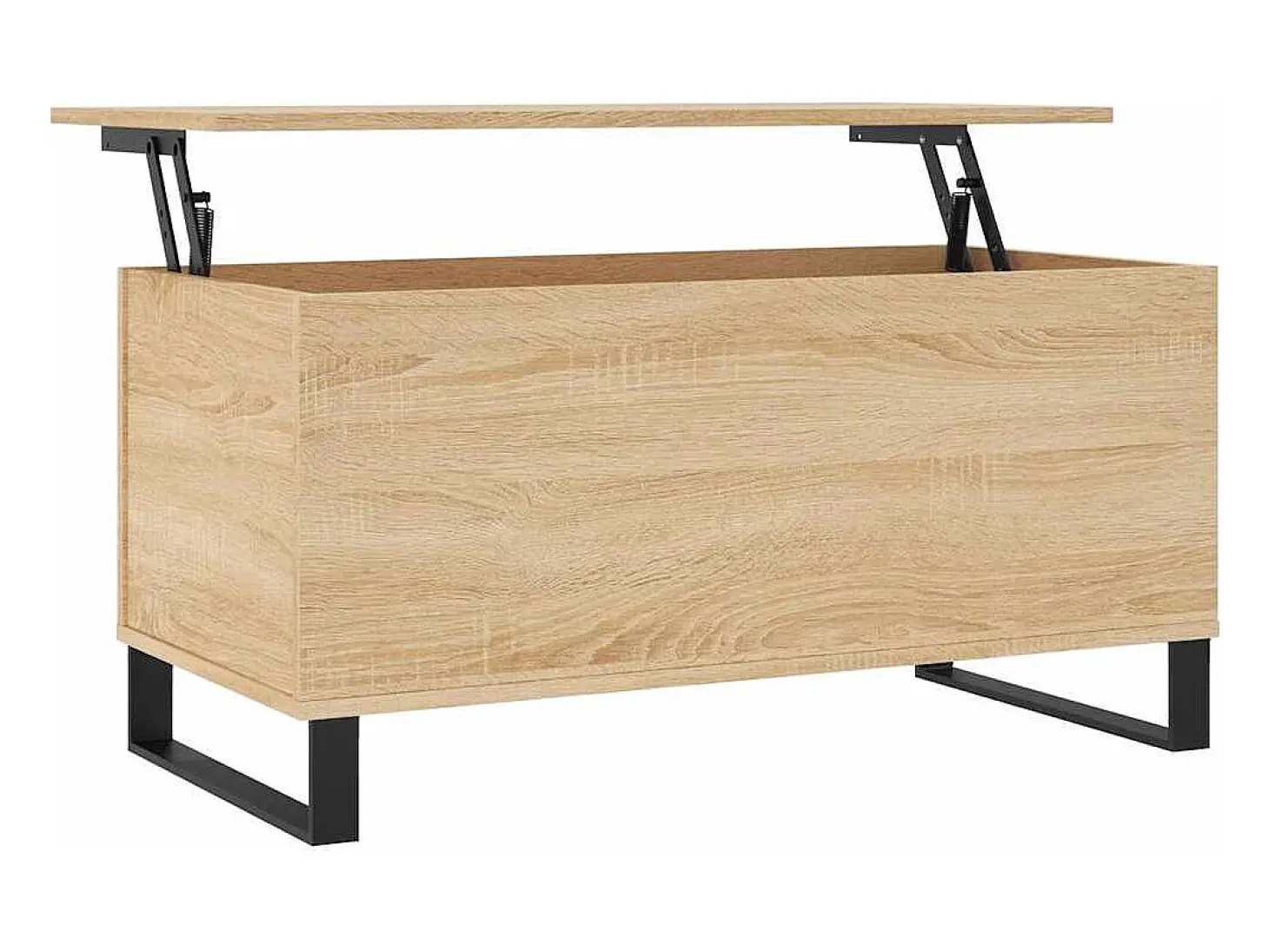 Mesa de centro madera contrachapada roble Sonoma 90x44,5x45 cm