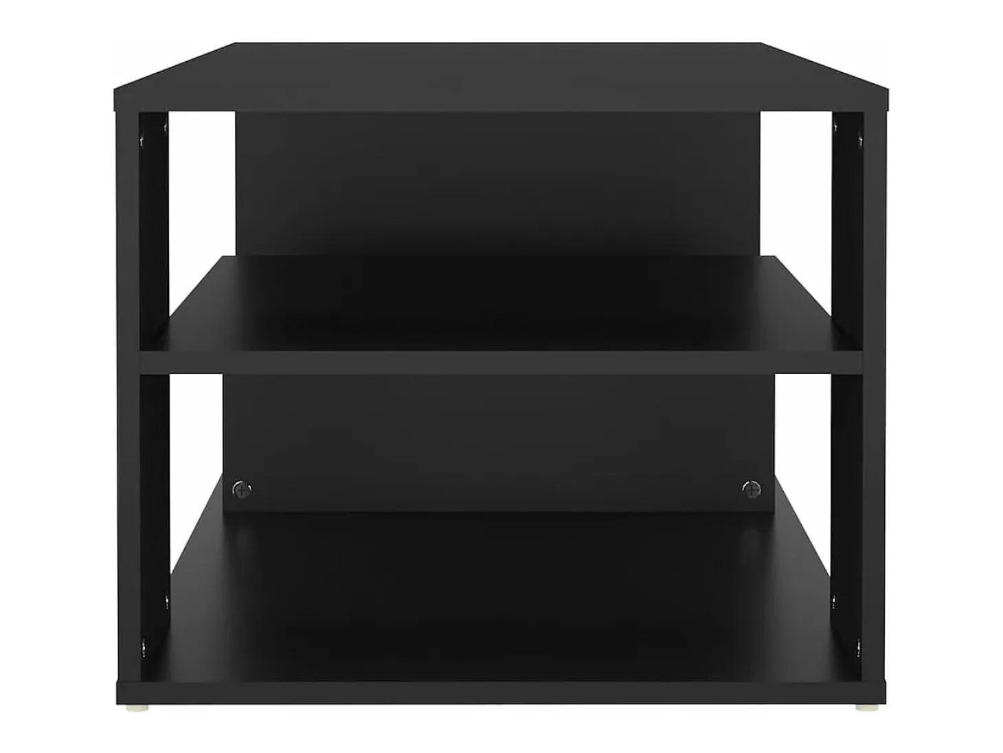 Mesa de centro madera contrachapada gris 100x50x40 cm