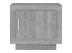 Mesa de centro madera contrachapada gris Sonoma 51x50x45 cm