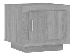 Mesa de centro madera contrachapada gris Sonoma 51x50x45 cm