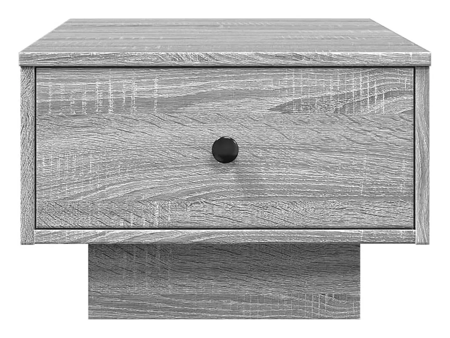 Mesa de centro madera contrachapada gris Sonoma 60x45x31 cm
