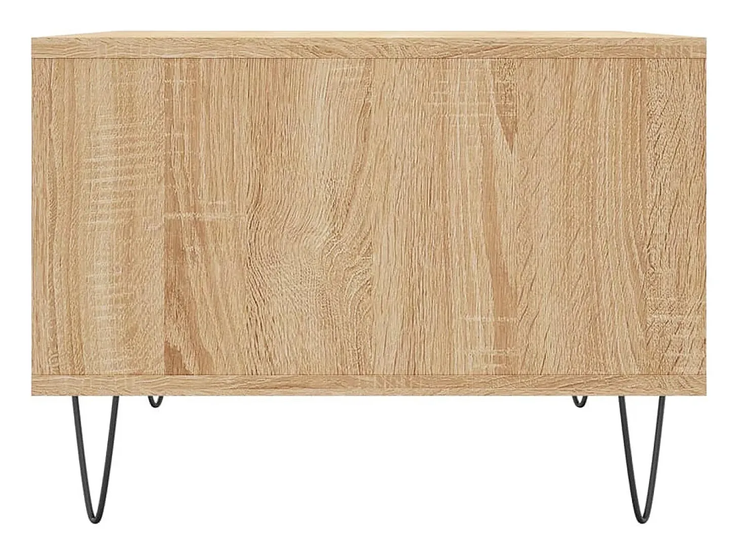 Mesa de centro madera contrachapada roble Sonoma 60x50x36,5 cm