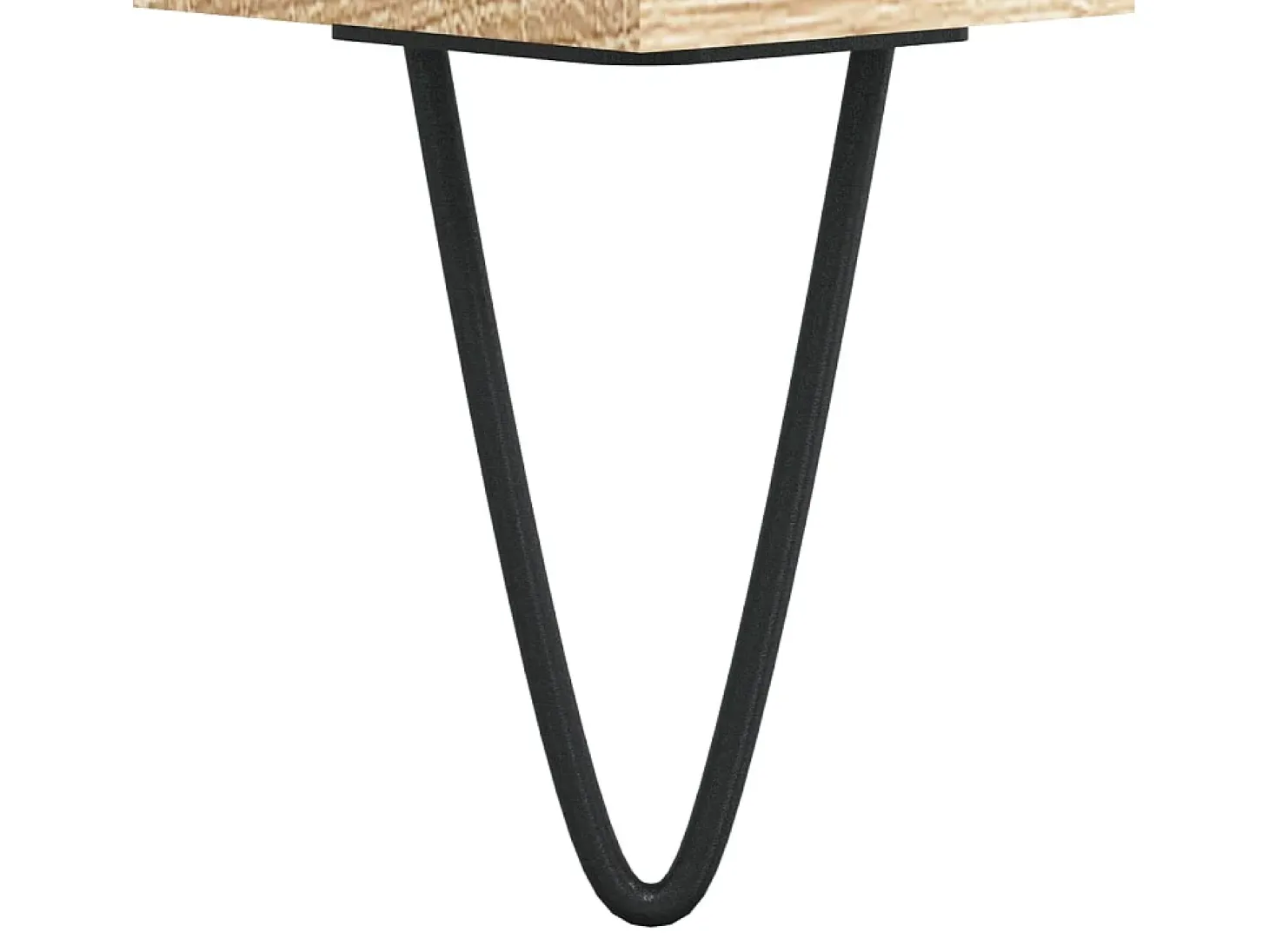 Mesa de centro madera contrachapada roble Sonoma 60x50x36,5 cm