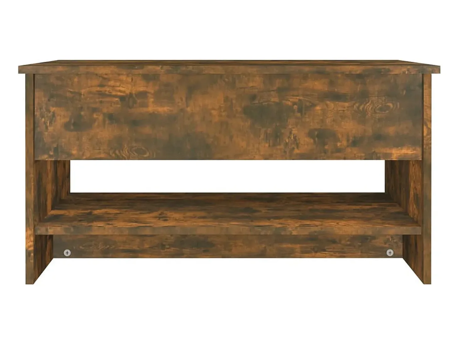 Mesa de centro madera contrachapada roble ahumado 80x50x40 cm