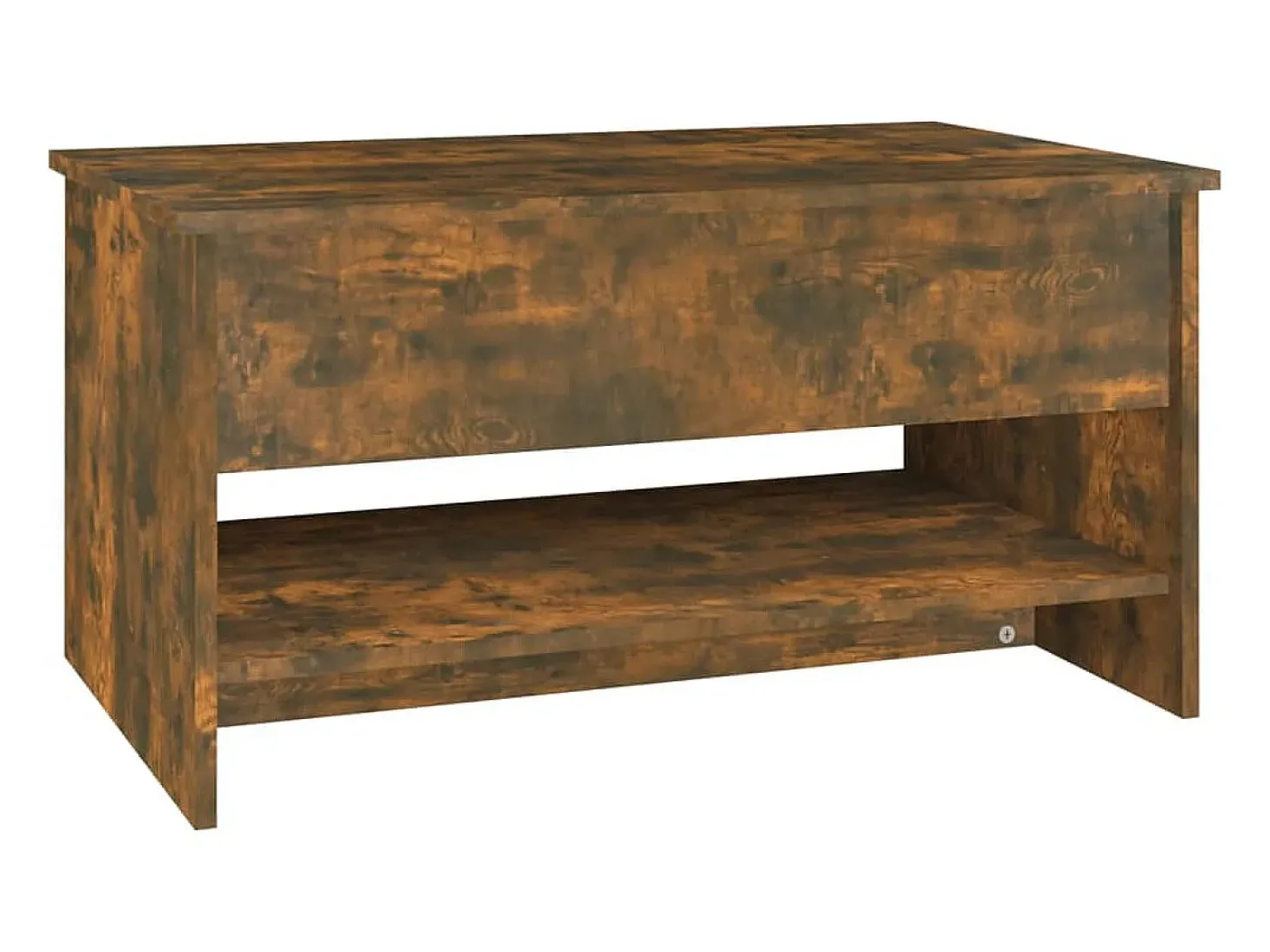 Mesa de centro madera contrachapada roble ahumado 80x50x40 cm