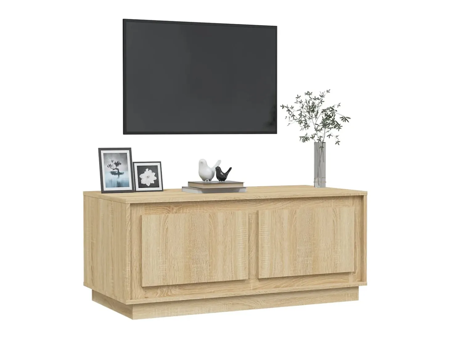 Mesa de centro madera contrachapada roble Sonoma 102x50x44 cm