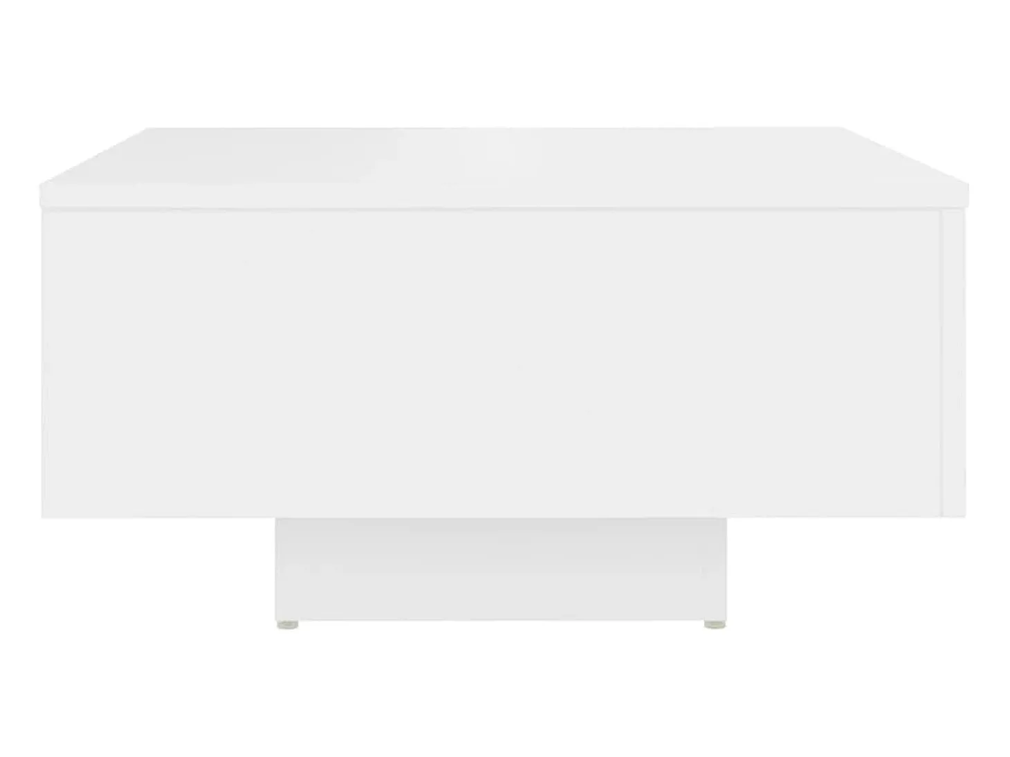 Mesa de centro madera contrachapada blanco 60x60x31,5 cm ES57606