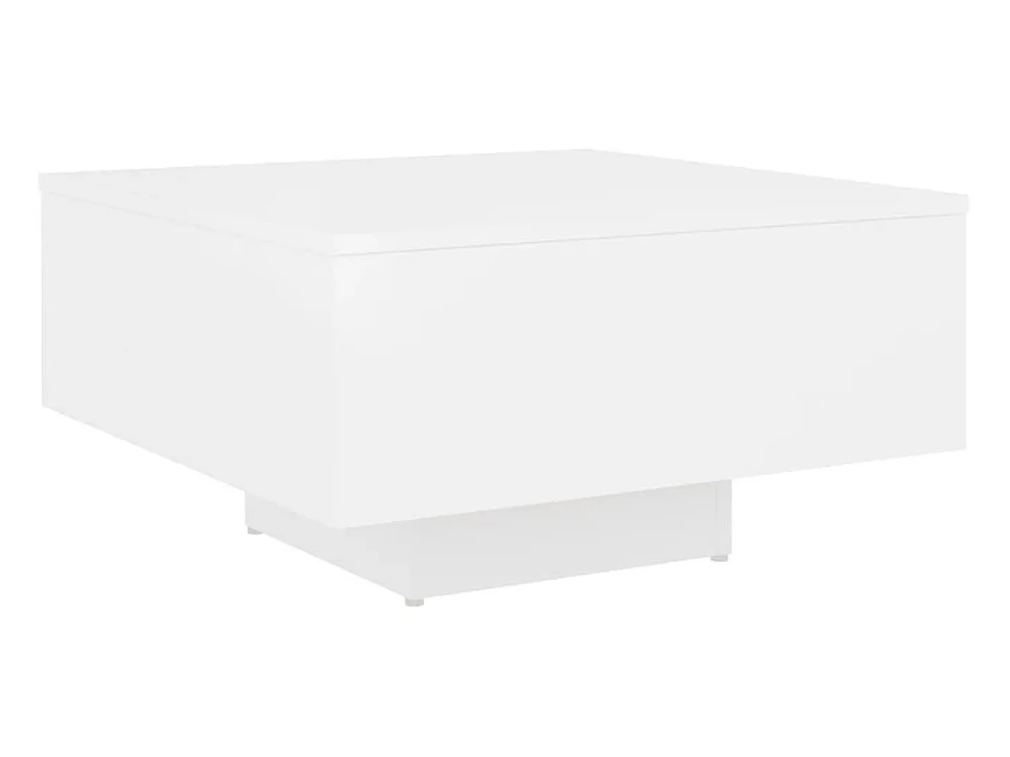 Mesa de centro madera contrachapada blanco 60x60x31,5 cm ES57606