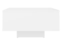 Mesa de centro madera contrachapada blanco 60x60x31,5 cm ES57606