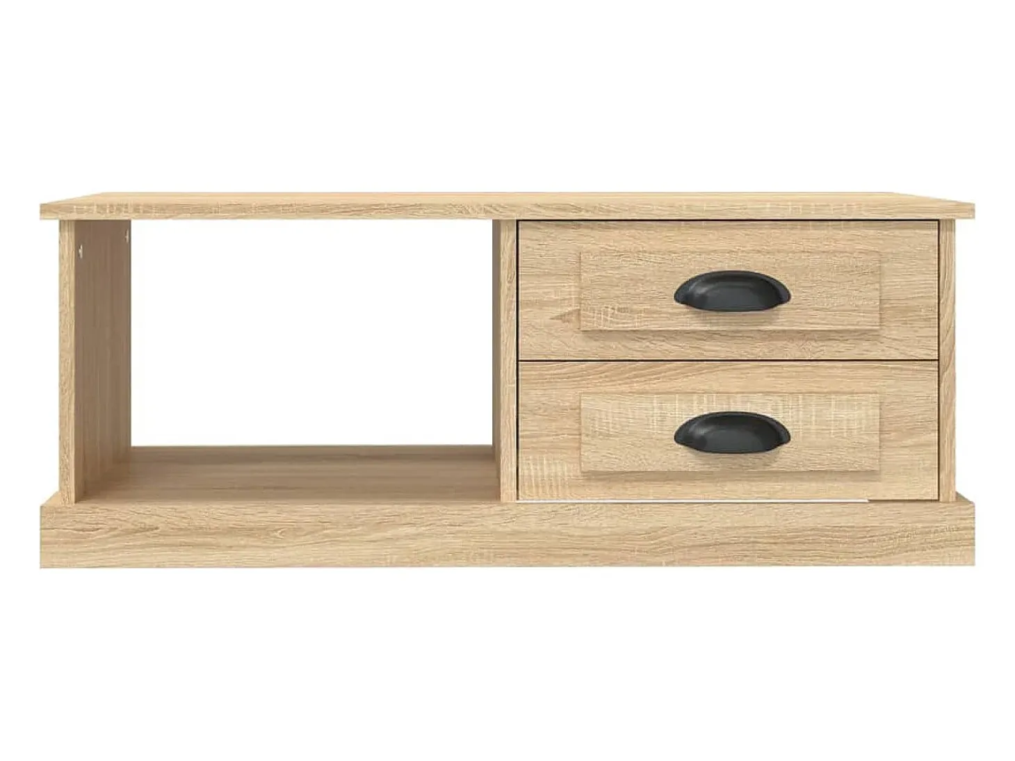Mesa de centro madera contrachapada roble Sonoma 90x50x35 cm