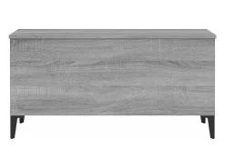Mesa de centro madera contrachapada gris Sonoma 90x44,5x45 cm