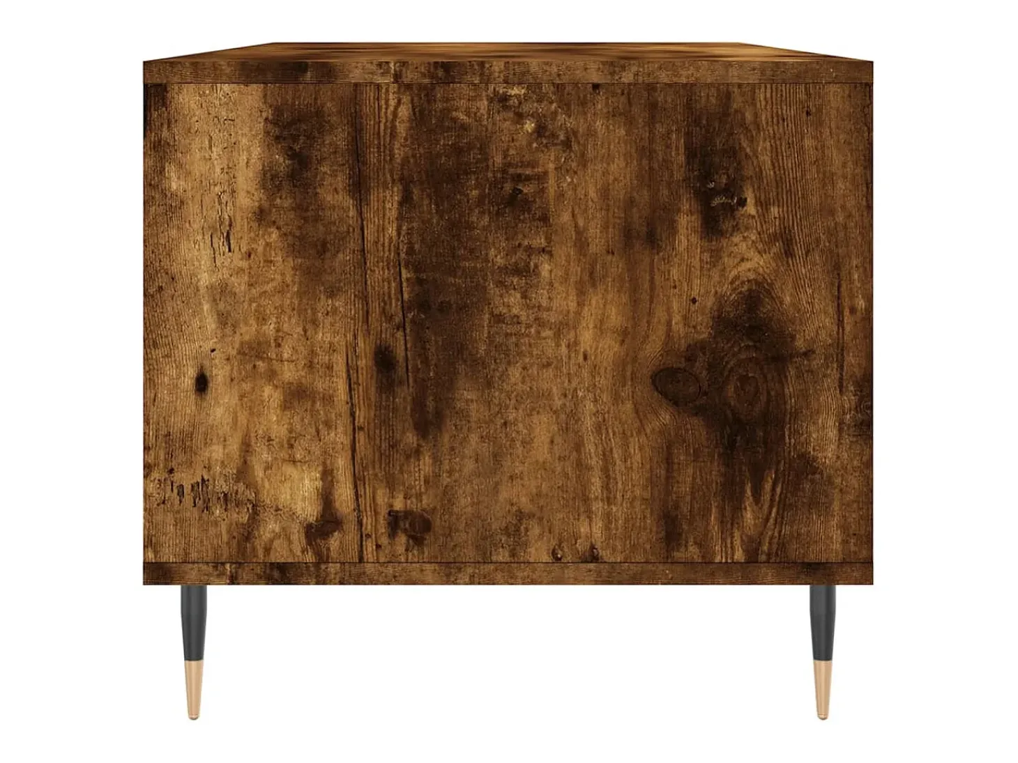 Mesa de centro madera contrachapada roble ahumado 90x49x45 cm