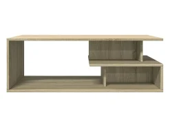Mesa de centro madera de ingeniería roble Sonoma 102x55x35 cm