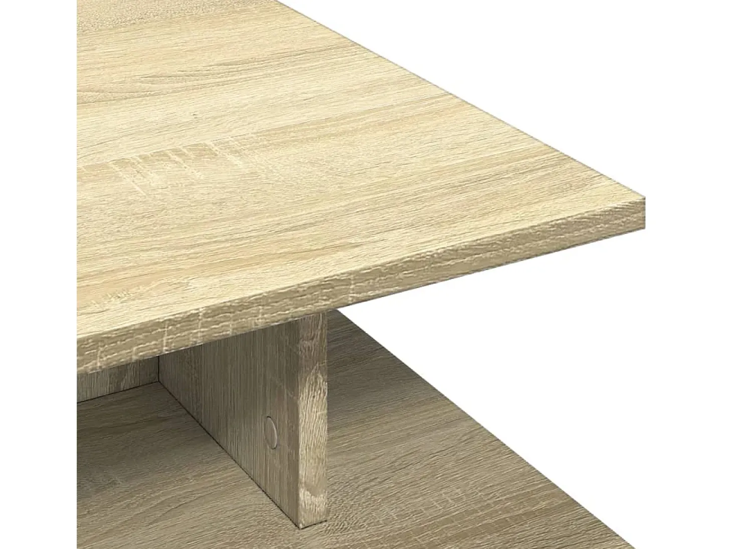 Mesa de centro madera de ingeniería roble Sonoma 102x55x35 cm