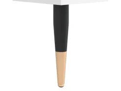 Mesa de centro madera de ingeniería blanco 104x60x35 cm