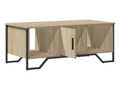 Mesa de centro madera de ingeniería roble Sonoma 100x51x40 cm