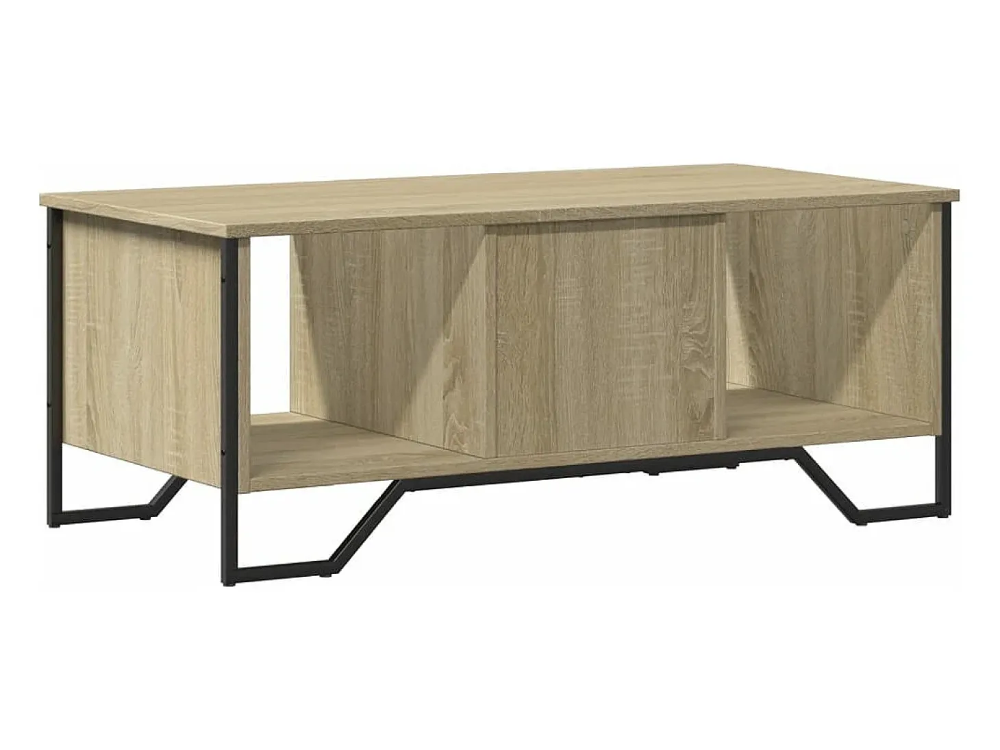 Mesa de centro madera de ingeniería roble Sonoma 100x51x40 cm
