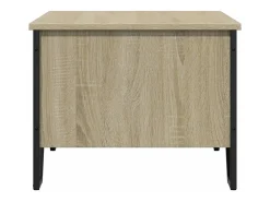 Mesa de centro madera de ingeniería roble Sonoma 100x51x40 cm
