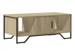 Mesa de centro madera de ingeniería roble Sonoma 100x51x40 cm